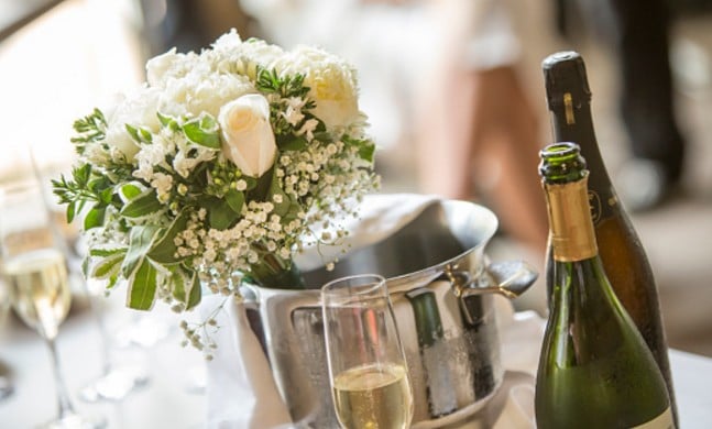 bouteille champagne mariage
