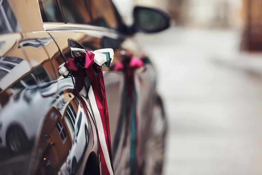 Procession voiture mariage